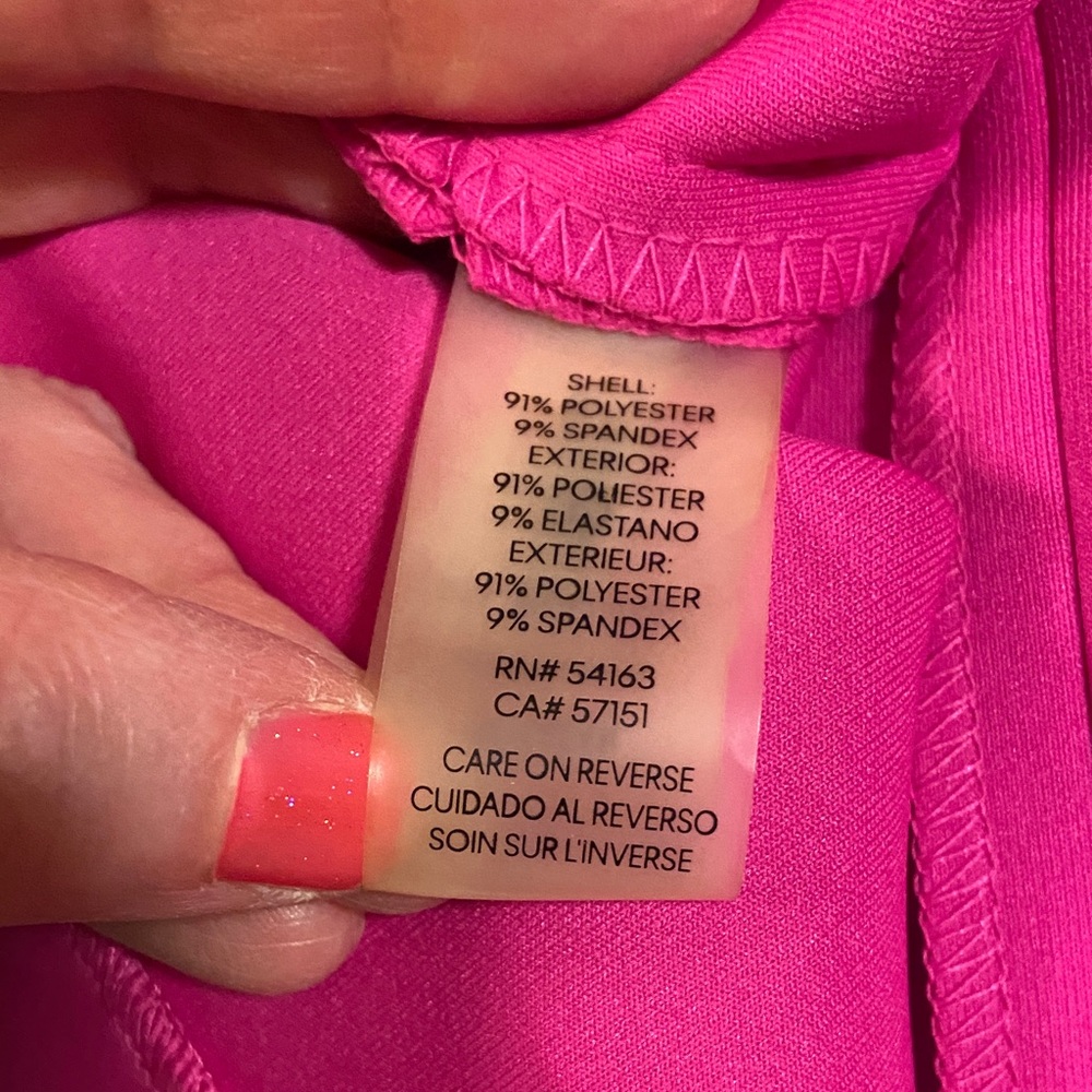 Calvin Klein Vibrant Pink Cocktail Dress Size 8 - Picture 3 of 6